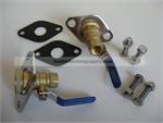 Grundfos 591202 Bronze Dielectric Isolation Valve Set, .5"