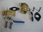 Grundfos 591205 Bronze Dielectric Isolation Valve Set, 1.25"